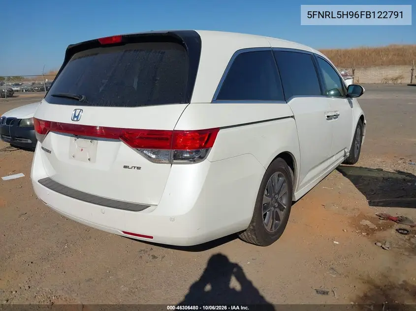 2015 HONDA ODYSSEY VIN 5FNRL5H96FB122791 — фото 4