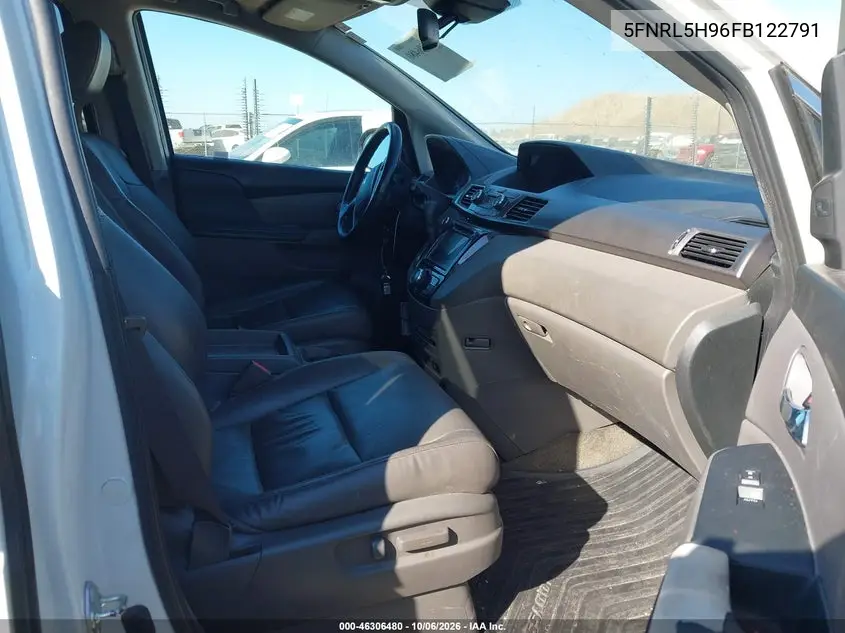 2015 HONDA ODYSSEY VIN 5FNRL5H96FB122791 — фото 5
