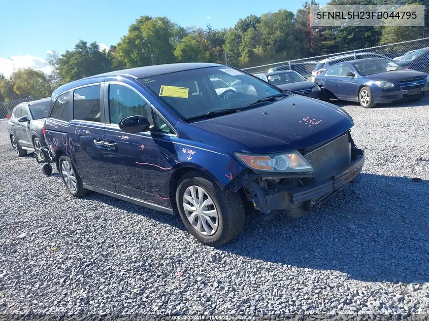 HONDA ODYSSEY 2015, VIN 5FNRL5H23FB044795