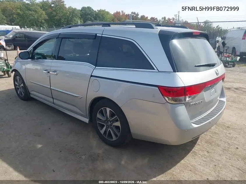2015 HONDA ODYSSEY VIN 5FNRL5H99FB072999 — фото 3