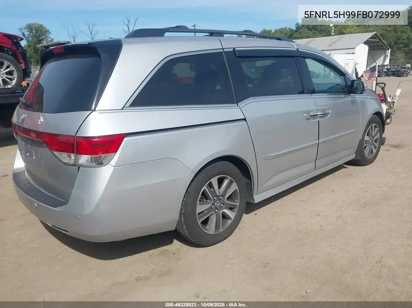 2015 HONDA ODYSSEY VIN 5FNRL5H99FB072999 — фото 4