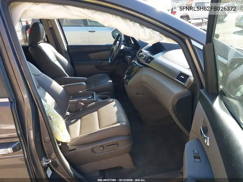 2015 HONDA ODYSSEY VIN 5FNRL5H62FB026372 — фото 5