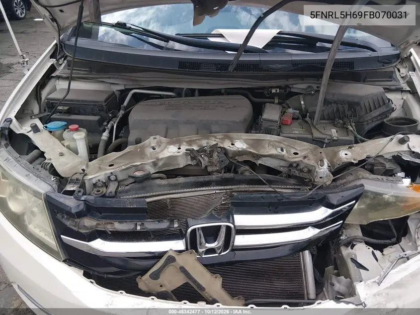 2015 HONDA ODYSSEY VIN 5FNRL5H69FB070031 — фото 10