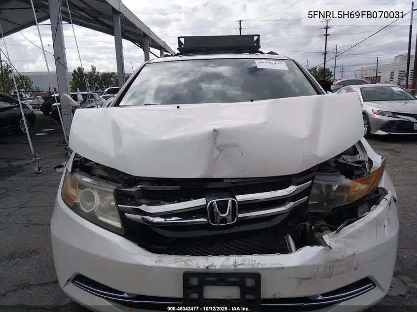 2015 HONDA ODYSSEY VIN 5FNRL5H69FB070031 — фото 11