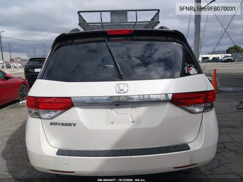 2015 HONDA ODYSSEY VIN 5FNRL5H69FB070031 — фото 15