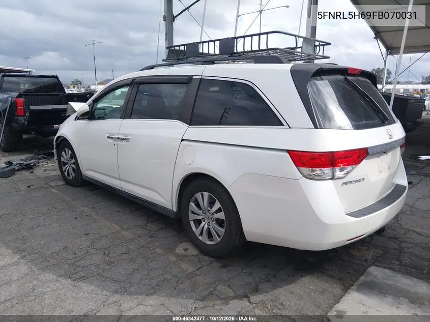 2015 HONDA ODYSSEY VIN 5FNRL5H69FB070031 — фото 3