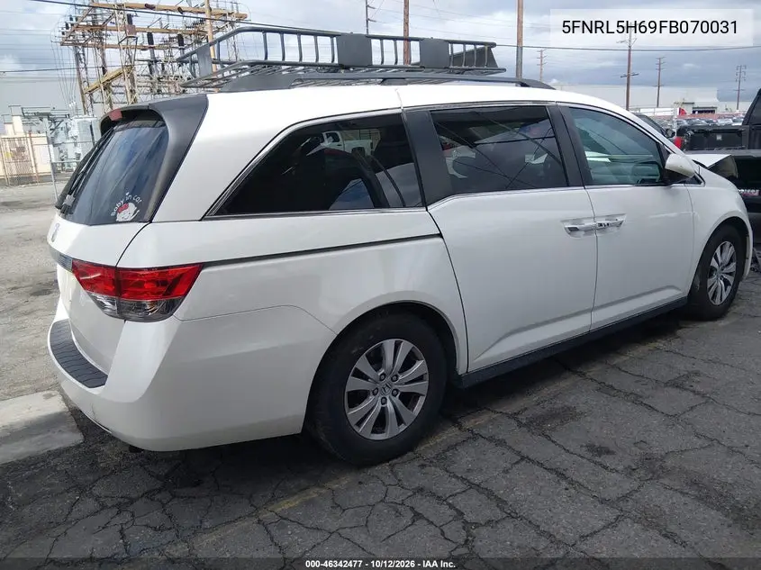 2015 HONDA ODYSSEY VIN 5FNRL5H69FB070031 — фото 4