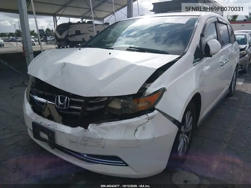 2015 HONDA ODYSSEY VIN 5FNRL5H69FB070031 — фото 6
