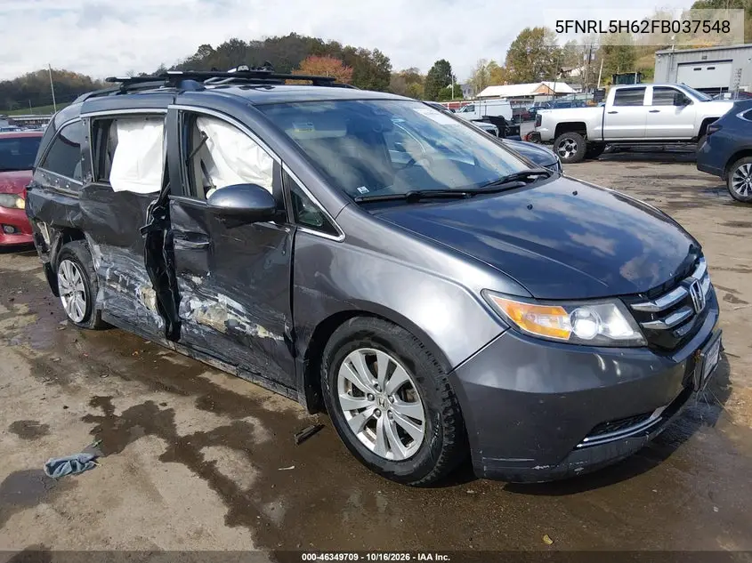 HONDA ODYSSEY 2015, VIN 5FNRL5H62FB037548