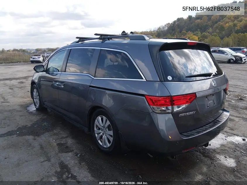 2015 HONDA ODYSSEY VIN 5FNRL5H62FB037548 — фото 3