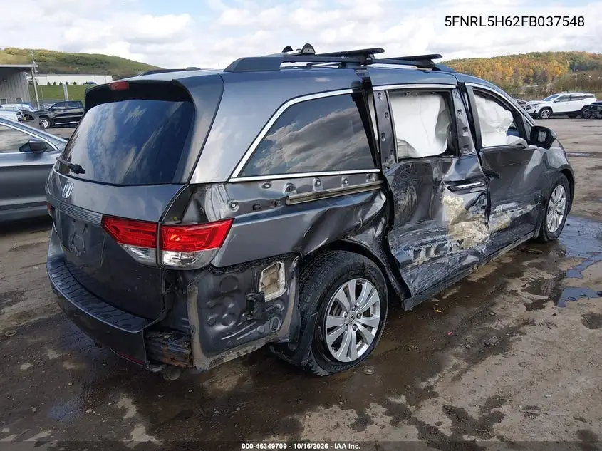 2015 HONDA ODYSSEY VIN 5FNRL5H62FB037548 — фото 4