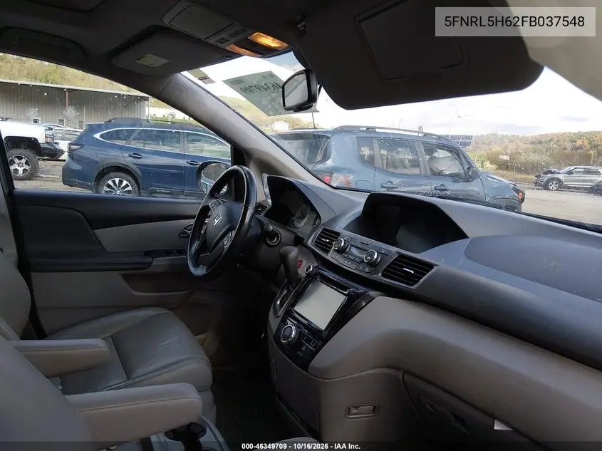 2015 HONDA ODYSSEY VIN 5FNRL5H62FB037548 — фото 5