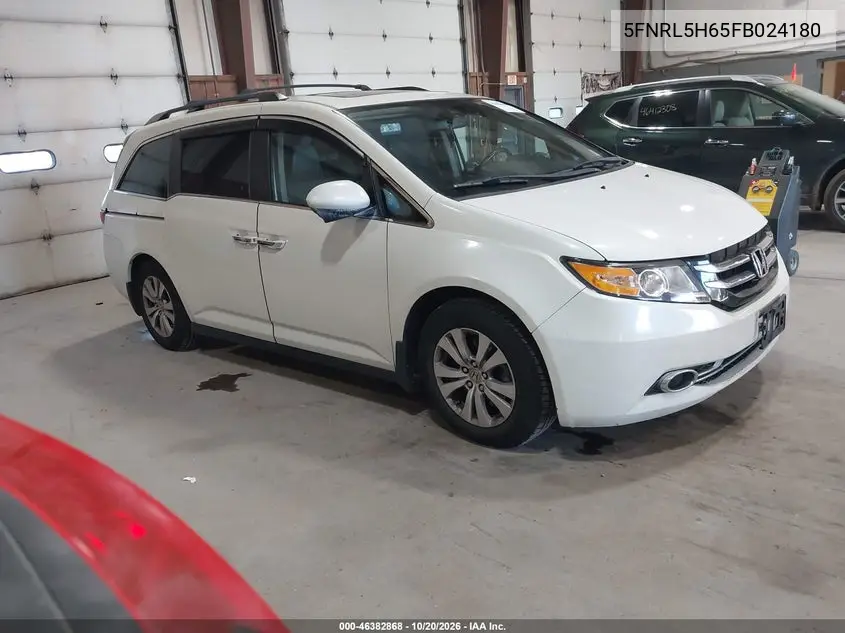 HONDA ODYSSEY 2015, VIN 5FNRL5H65FB024180