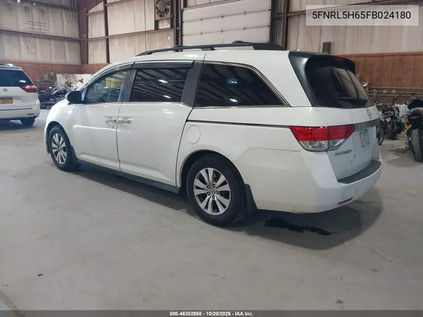 2015 HONDA ODYSSEY VIN 5FNRL5H65FB024180 — фото 3