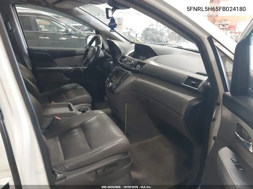 2015 HONDA ODYSSEY VIN 5FNRL5H65FB024180 — фото 5