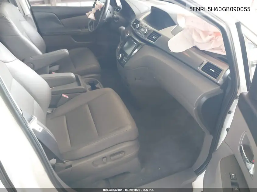 2016 HONDA ODYSSEY VIN 5FNRL5H60GB090055 — фото 5