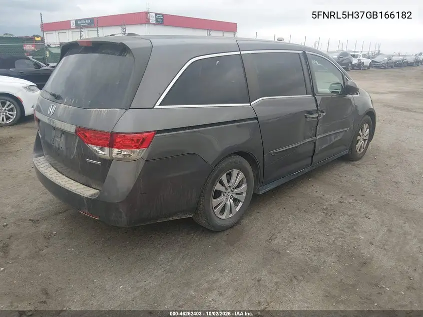2016 HONDA ODYSSEY VIN 5FNRL5H37GB166182 — фото 4