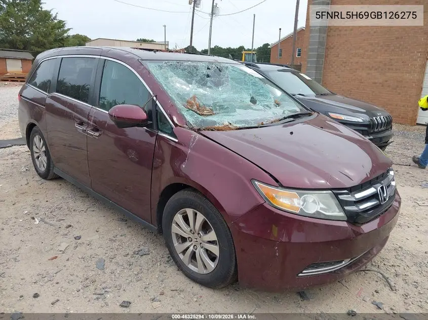 HONDA ODYSSEY 2016, VIN 5FNRL5H69GB126275