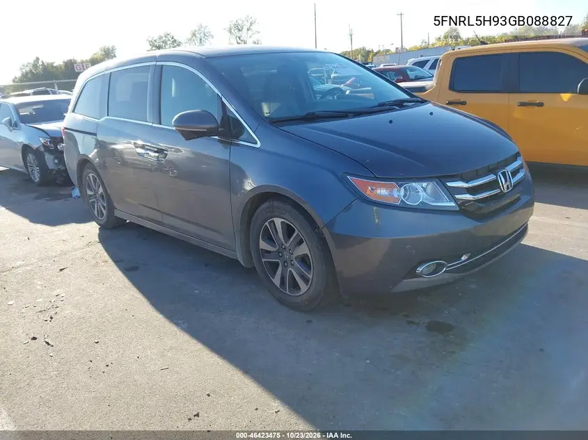 HONDA ODYSSEY 2016, VIN 5FNRL5H93GB088827