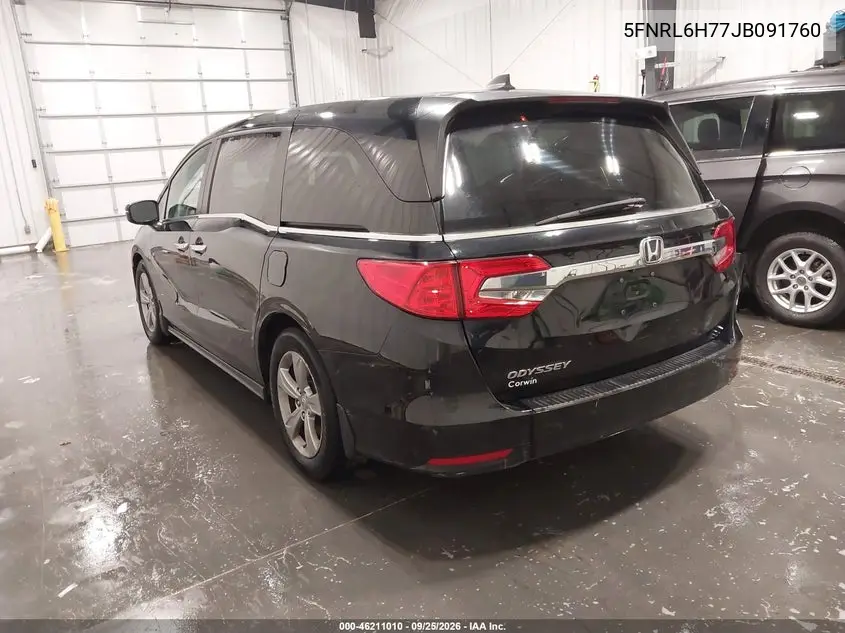 2018 HONDA ODYSSEY VIN 5FNRL6H77JB091760 — фото 3