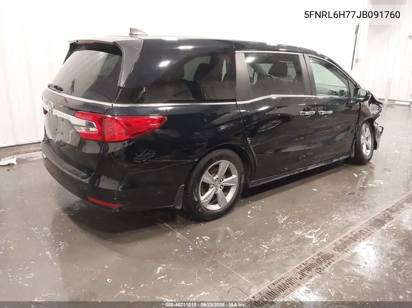 2018 HONDA ODYSSEY VIN 5FNRL6H77JB091760 — фото 4