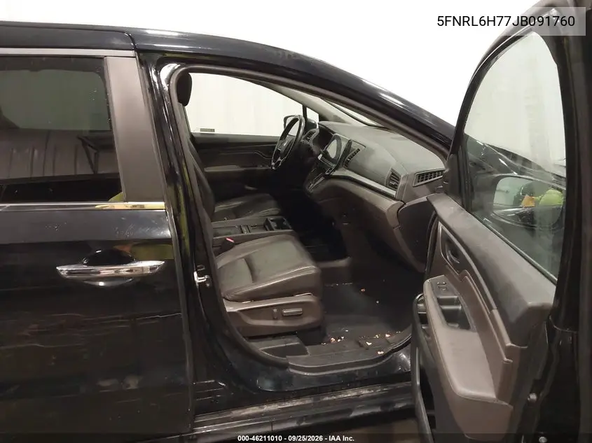 2018 HONDA ODYSSEY VIN 5FNRL6H77JB091760 — фото 5