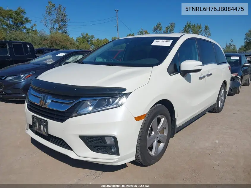2018 HONDA ODYSSEY VIN 5FNRL6H76JB084475 — фото 2