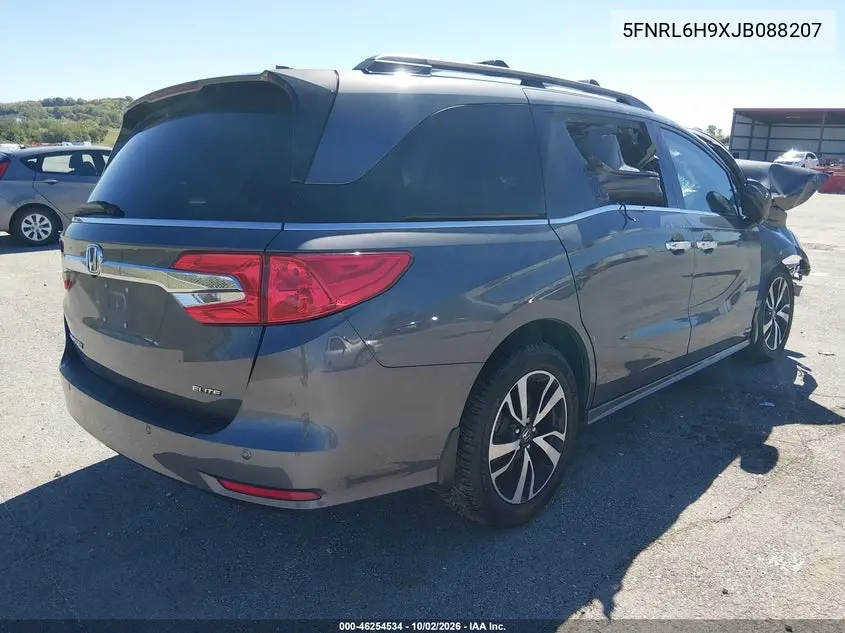2018 HONDA ODYSSEY VIN 5FNRL6H9XJB088207 — фото 4