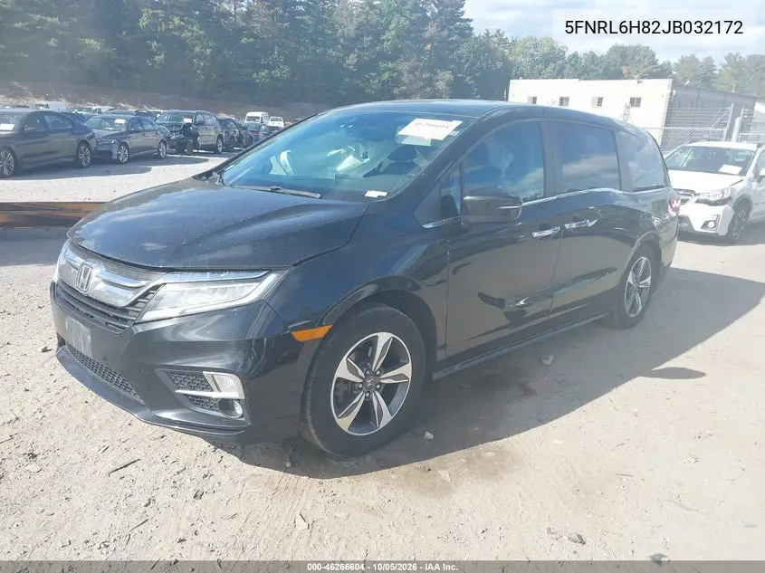 2018 HONDA ODYSSEY VIN 5FNRL6H82JB032172 — фото 2