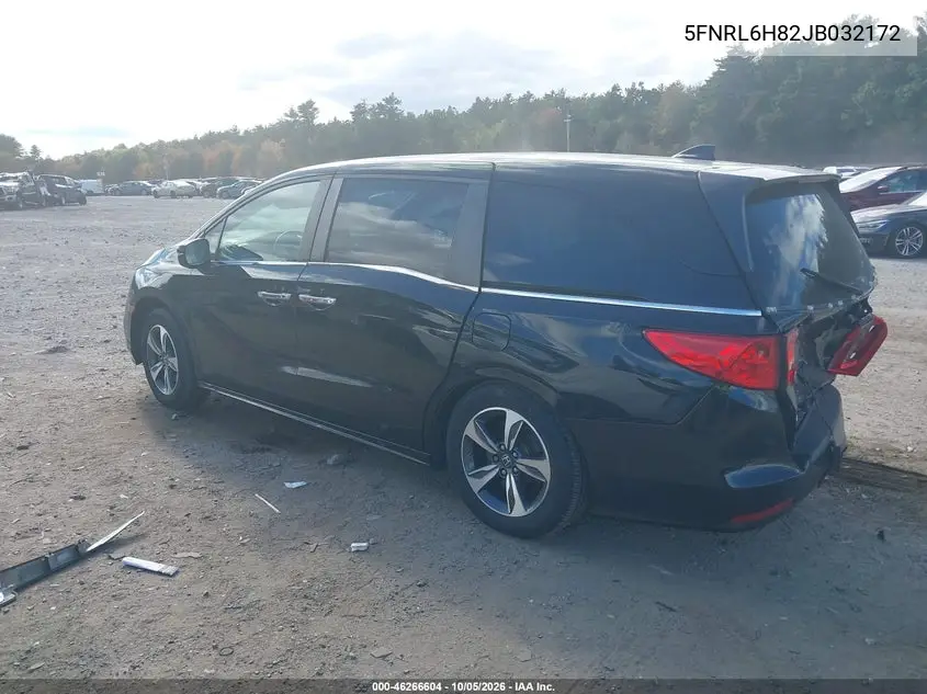 2018 HONDA ODYSSEY VIN 5FNRL6H82JB032172 — фото 3