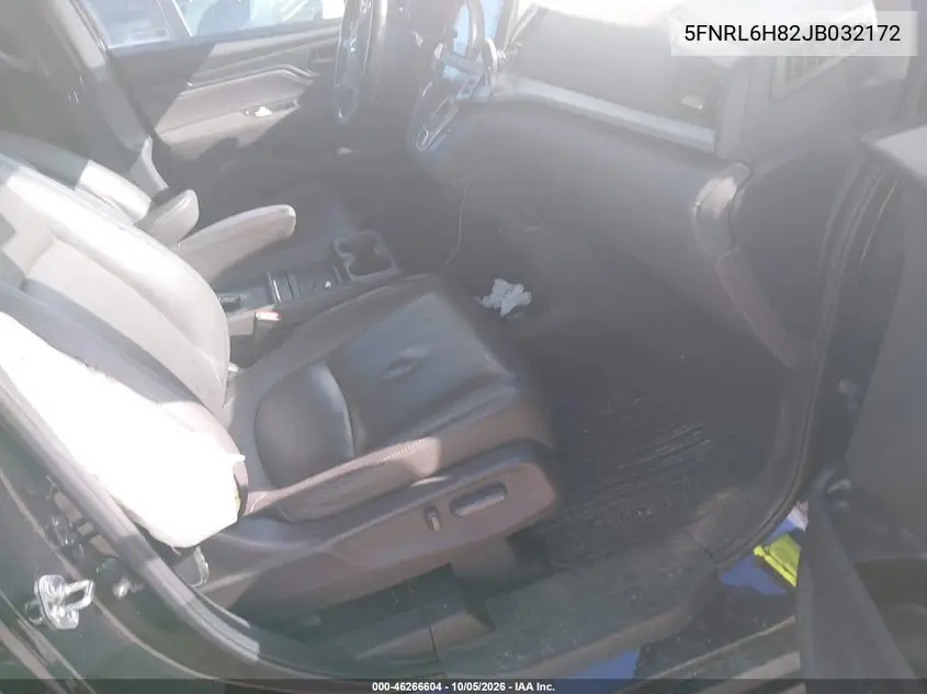 2018 HONDA ODYSSEY VIN 5FNRL6H82JB032172 — фото 5