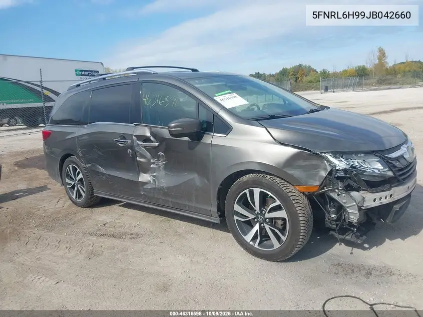 HONDA ODYSSEY 2018, VIN 5FNRL6H99JB042660