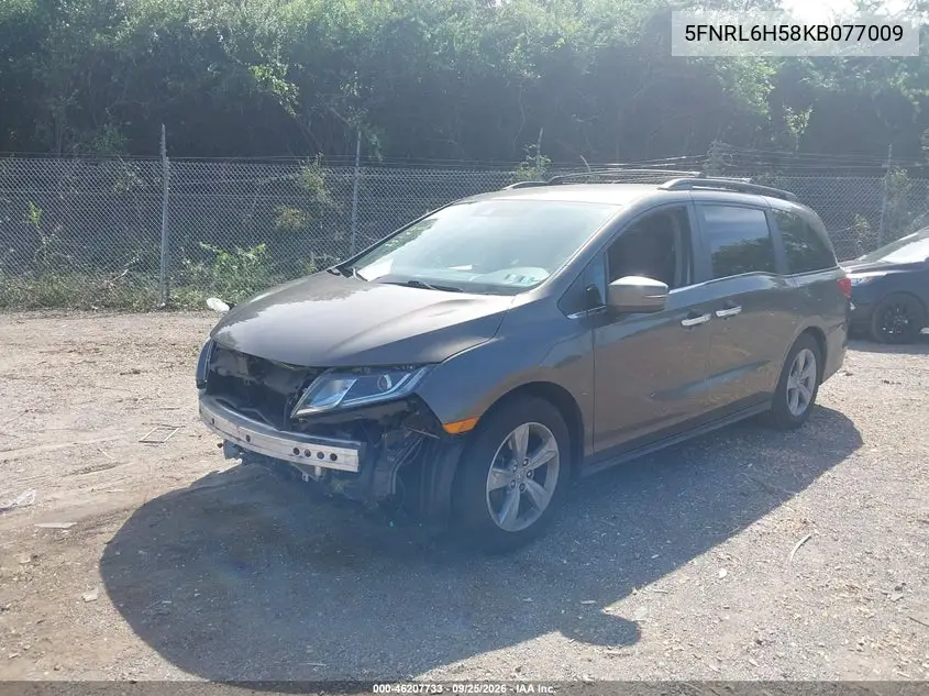 2019 HONDA ODYSSEY VIN 5FNRL6H58KB077009 — фото 2