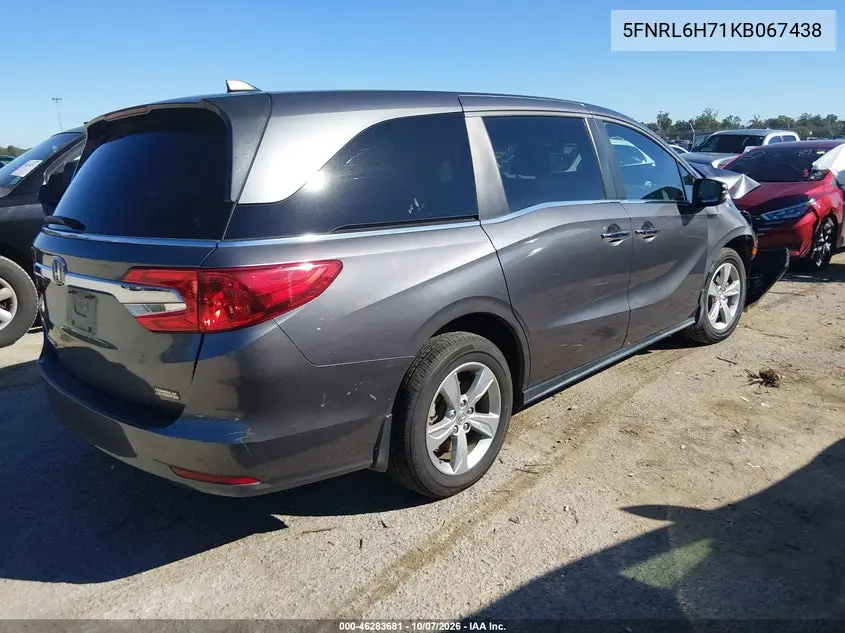 2019 HONDA ODYSSEY VIN 5FNRL6H71KB067438 — фото 4