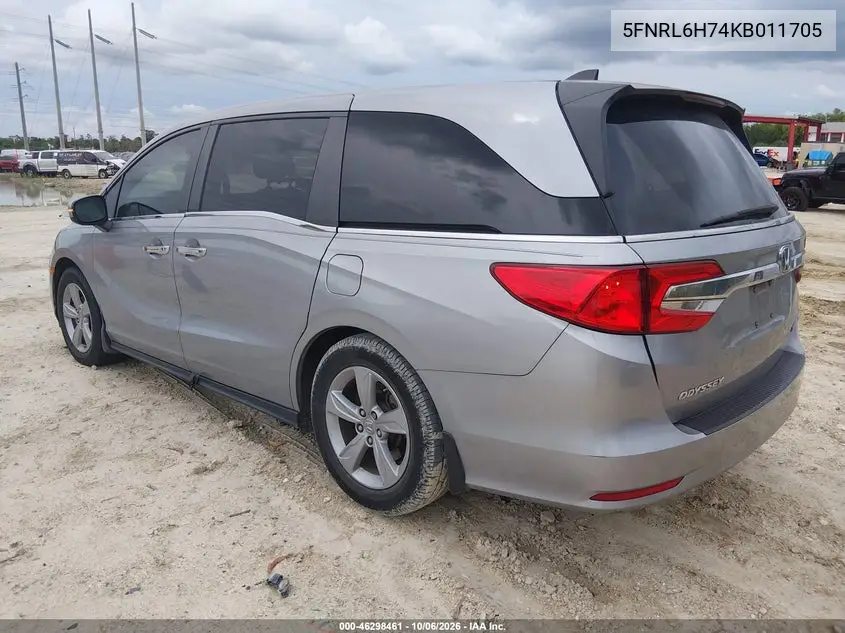 2019 HONDA ODYSSEY VIN 5FNRL6H74KB011705 — фото 3
