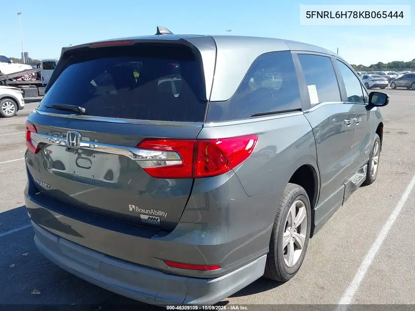 2019 HONDA ODYSSEY VIN 5FNRL6H78KB065444 — фото 4