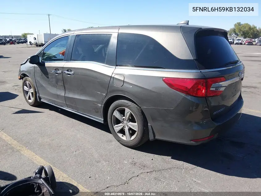 2019 HONDA ODYSSEY VIN 5FNRL6H59KB132034 — фото 3