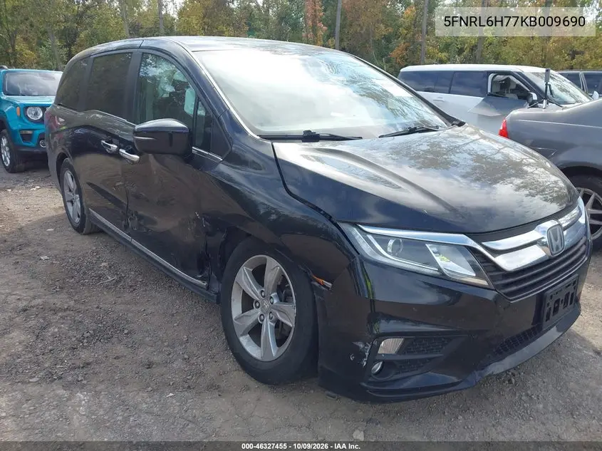 HONDA ODYSSEY 2019, VIN 5FNRL6H77KB009690