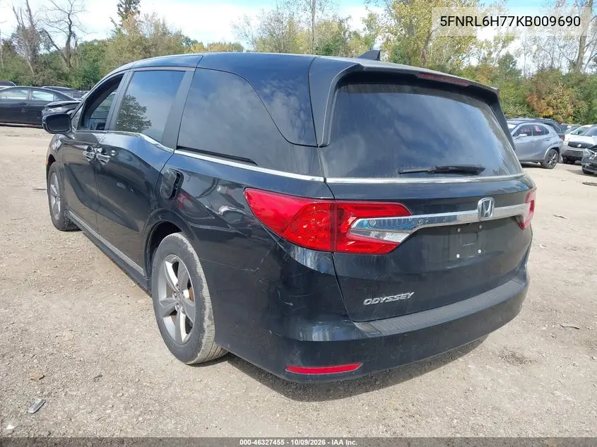 2019 HONDA ODYSSEY VIN 5FNRL6H77KB009690 — фото 3