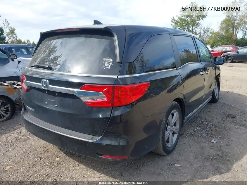 2019 HONDA ODYSSEY VIN 5FNRL6H77KB009690 — фото 4