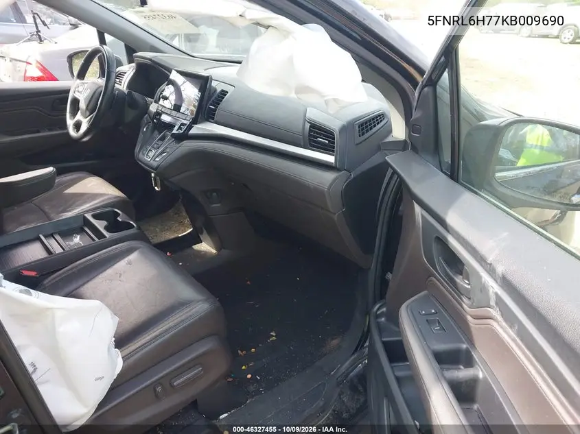 2019 HONDA ODYSSEY VIN 5FNRL6H77KB009690 — фото 5