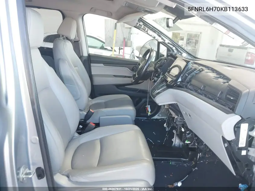 2019 HONDA ODYSSEY VIN 5FNRL6H70KB113633 — фото 5