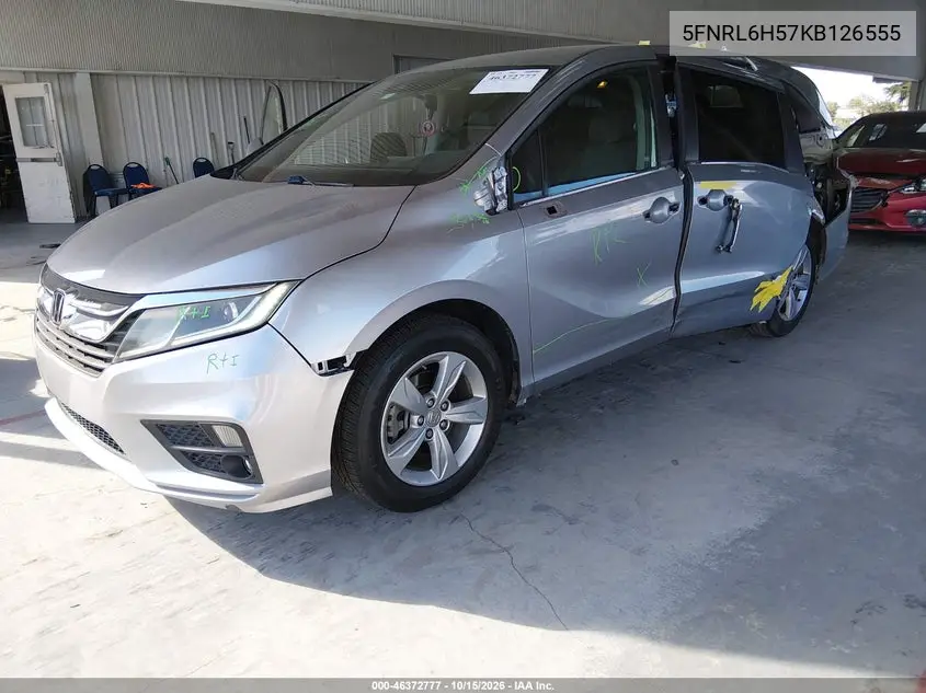 2019 HONDA ODYSSEY VIN 5FNRL6H57KB126555 — фото 2