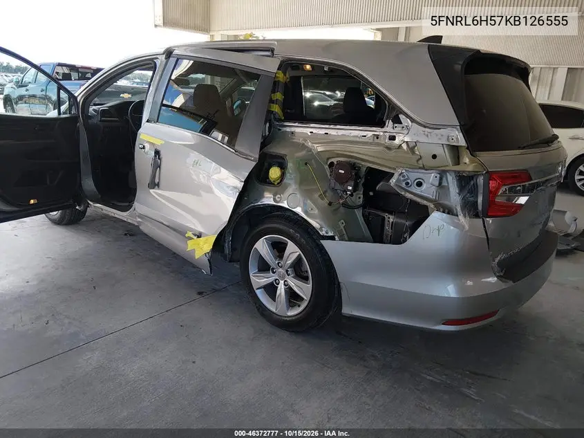 2019 HONDA ODYSSEY VIN 5FNRL6H57KB126555 — фото 3