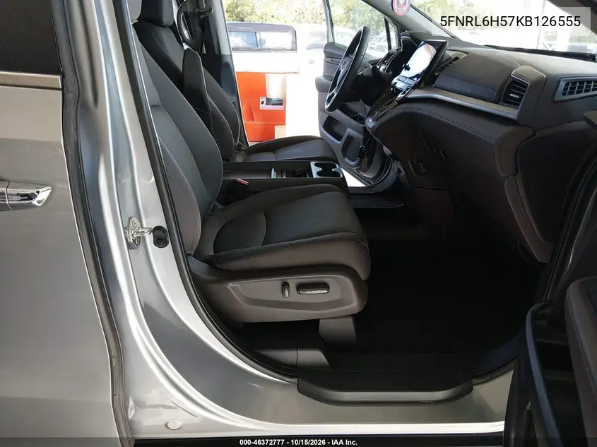 2019 HONDA ODYSSEY VIN 5FNRL6H57KB126555 — фото 5