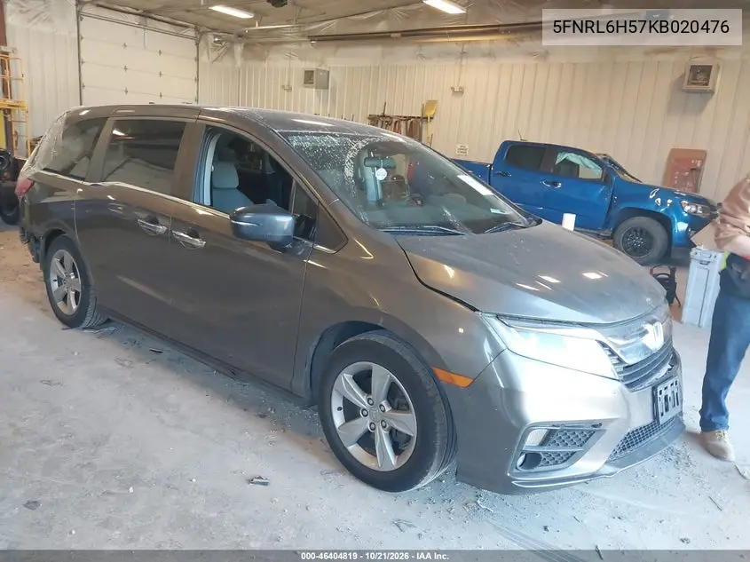 HONDA ODYSSEY 2019, VIN 5FNRL6H57KB020476