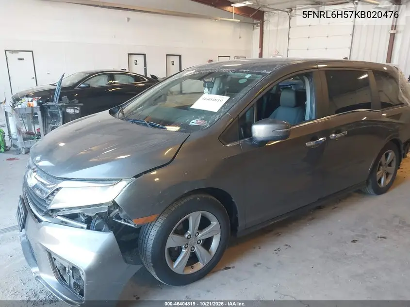 2019 HONDA ODYSSEY VIN 5FNRL6H57KB020476 — фото 2
