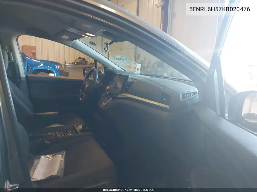 2019 HONDA ODYSSEY VIN 5FNRL6H57KB020476 — фото 5