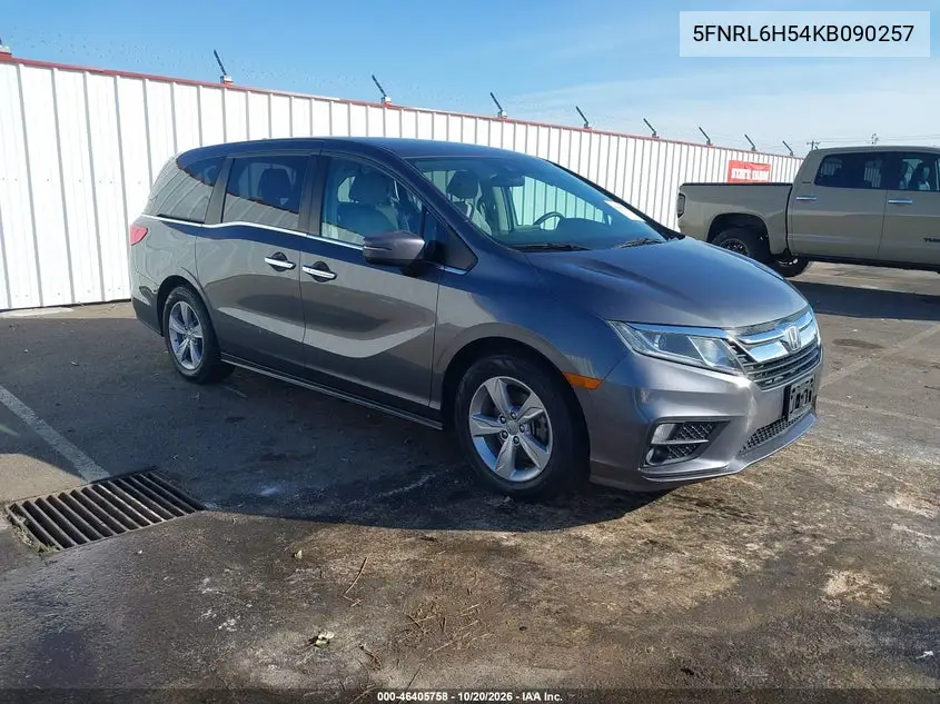 HONDA ODYSSEY 2019, VIN 5FNRL6H54KB090257