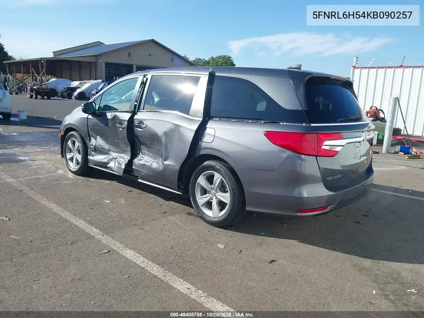 2019 HONDA ODYSSEY VIN 5FNRL6H54KB090257 — фото 3